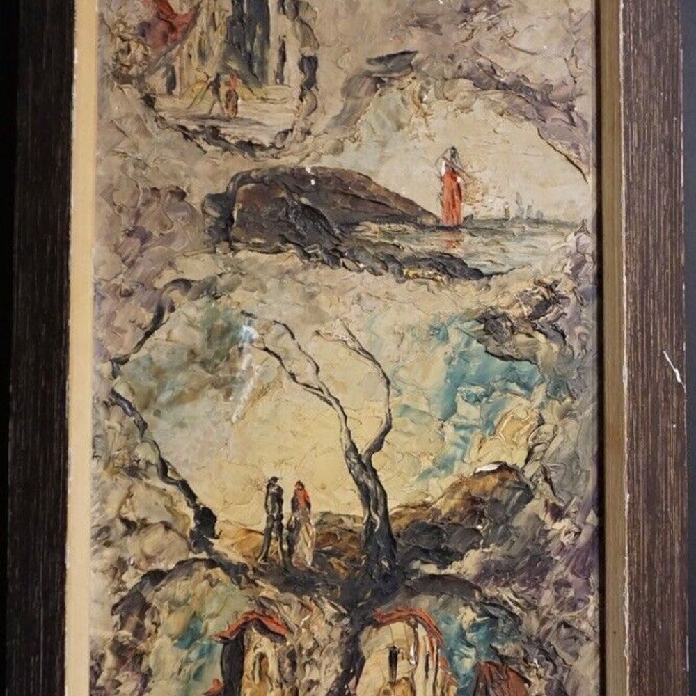Homer Castello Untitled Oil on Board